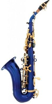 Lazarro 320-BU - BLUEGOLD Keys Curved Bb Soprano Saxophone review