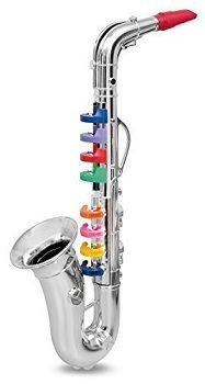 Click N' Play Saxophone with 8 Colored Keys