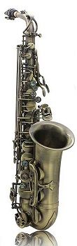 ammoon Antique Finish Bend Eb E-flat Alto Saxophone Sax review