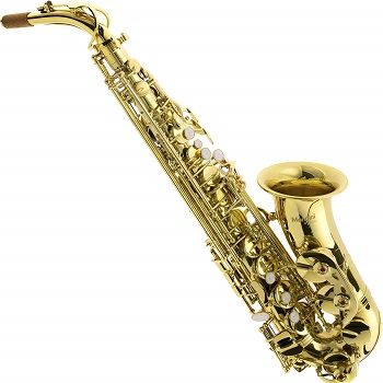 Mendini By Cecilio Gold Lacquer E Flat Alto Saxophone